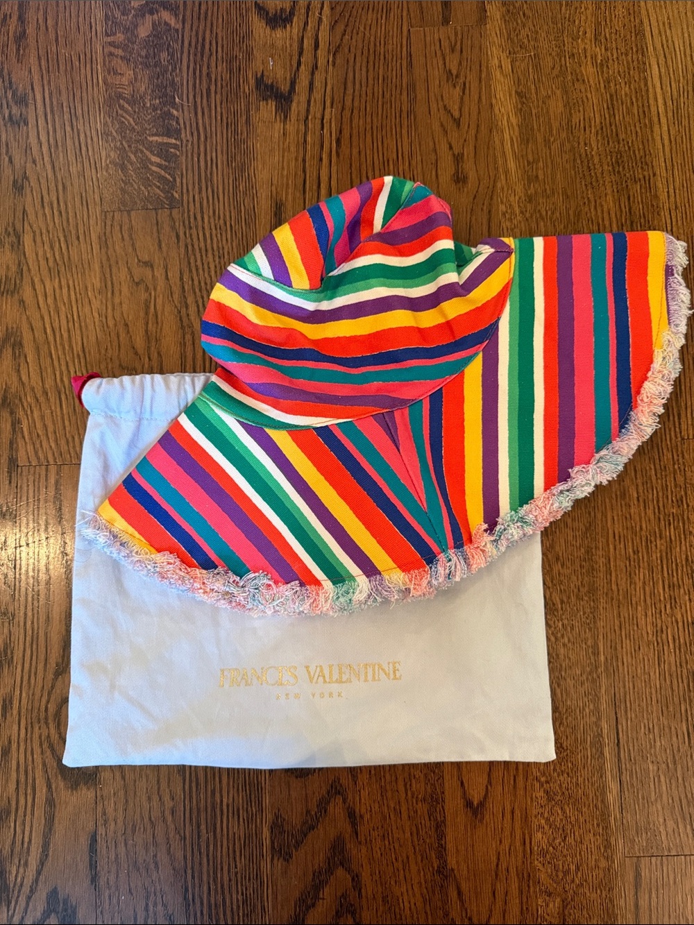 Frances Valentine Canvas Fringe Hat
